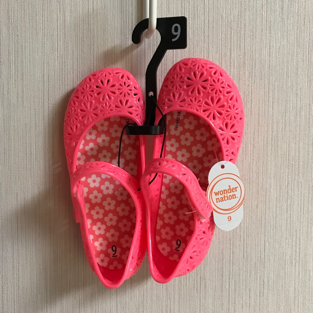 Pink shoes